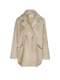 PRIDE TO BE | Jacke in Felloptik HEDA | beige