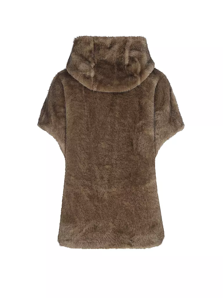 PRIDE TO BE | Jacke in Felloptik HOLA | braun