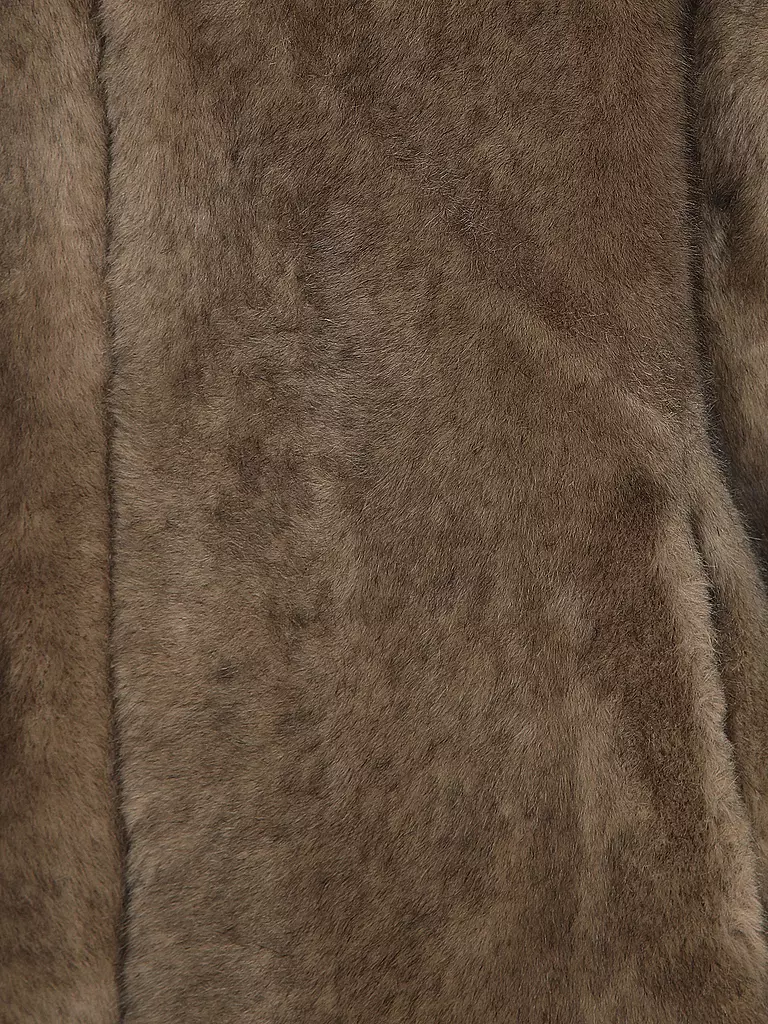 PRIDE TO BE | Jacke in Felloptik HOLA | braun