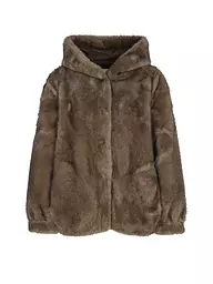 PRIDE TO BE | Jacke in Felloptik HOVY | braun