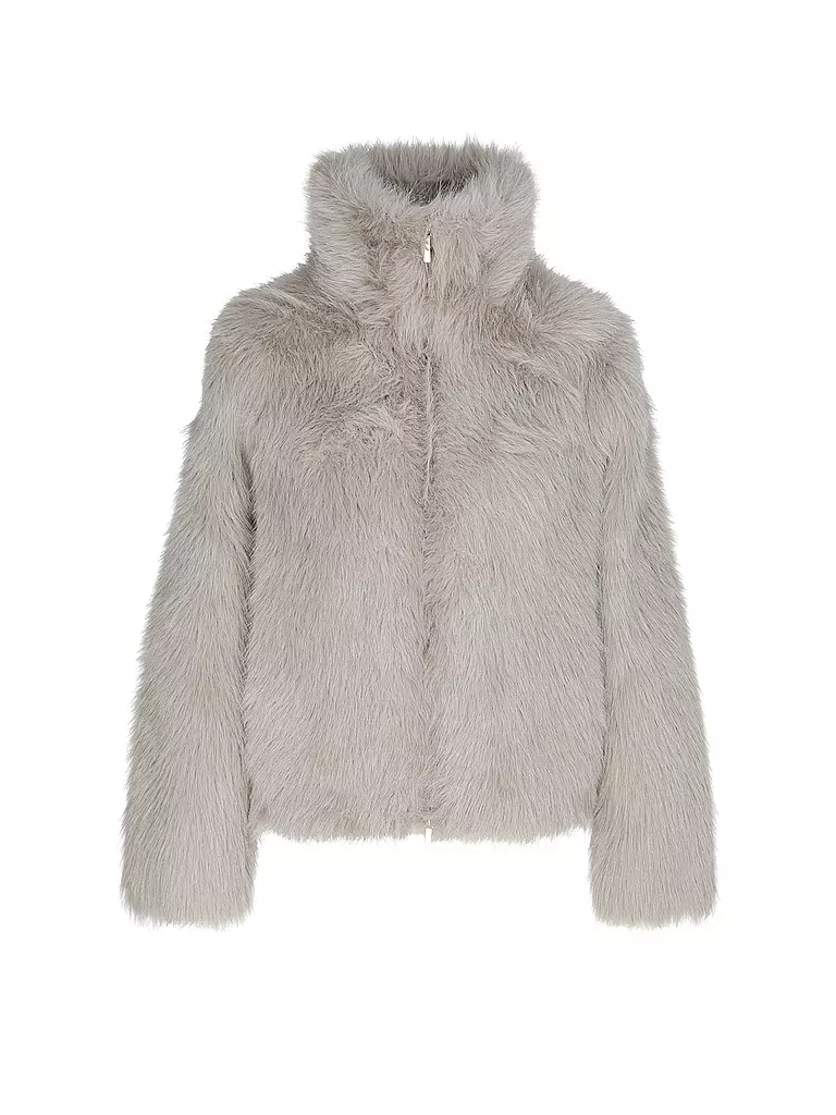 PRIDE TO BE | Jacke in Felloptik NEW XANA FAKE TOSCANA  | grau