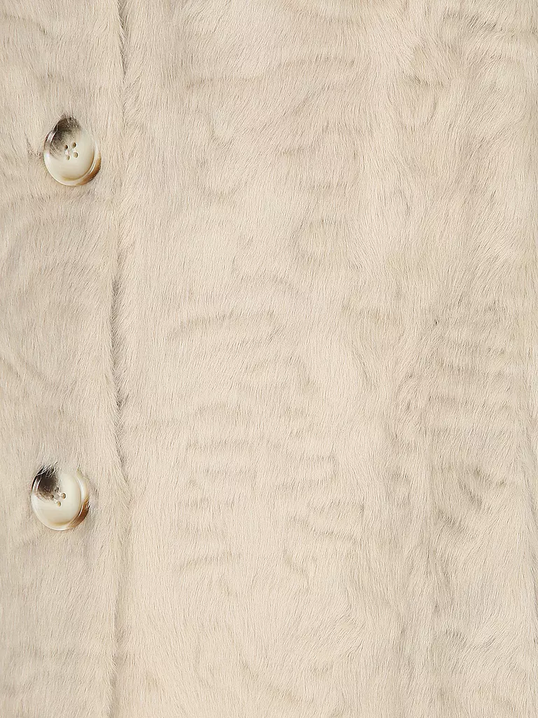 PRIDE TO BE | Mantel in Felloptik DINA | beige
