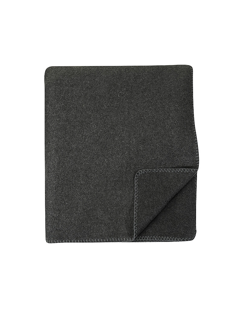 Wohndecke - Plaid FLEECE 160x200cm Secret Grafit grau baby