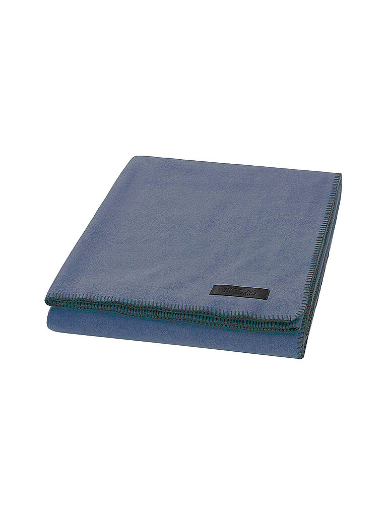 PROFLAX Wohndecke - Plaid PROFLAX FLEECE 160x200cm Cloud  dunkelblau