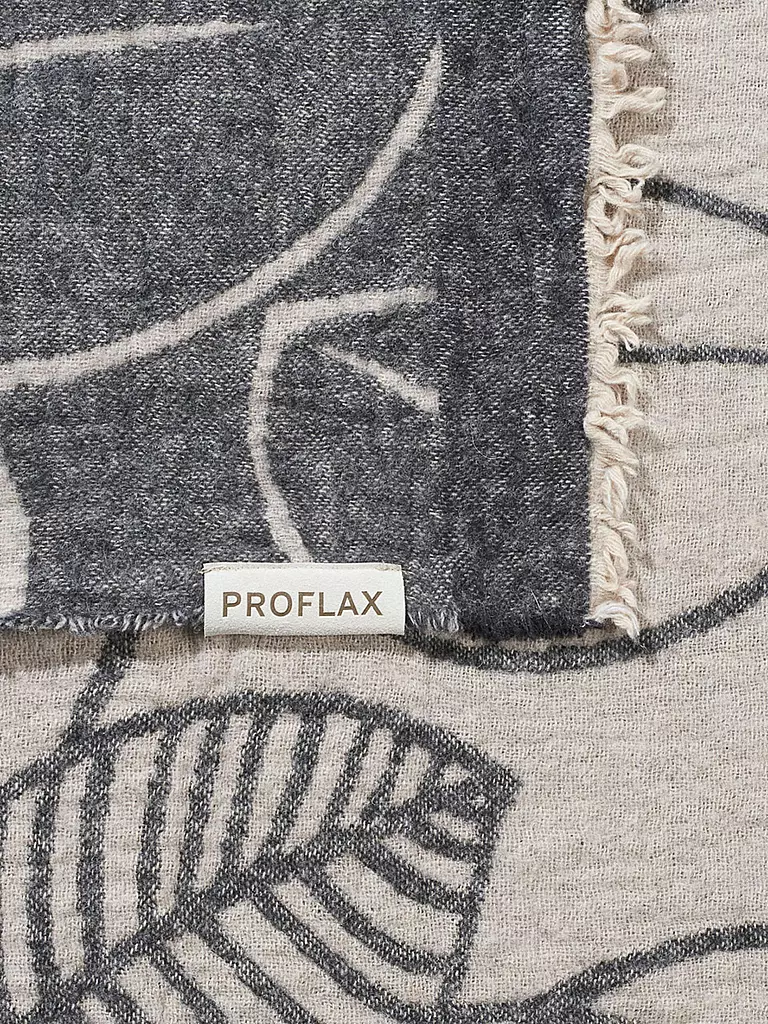 PROFLAX | Tagesdecke - Plaid Aron 130x200cm Grey | grau