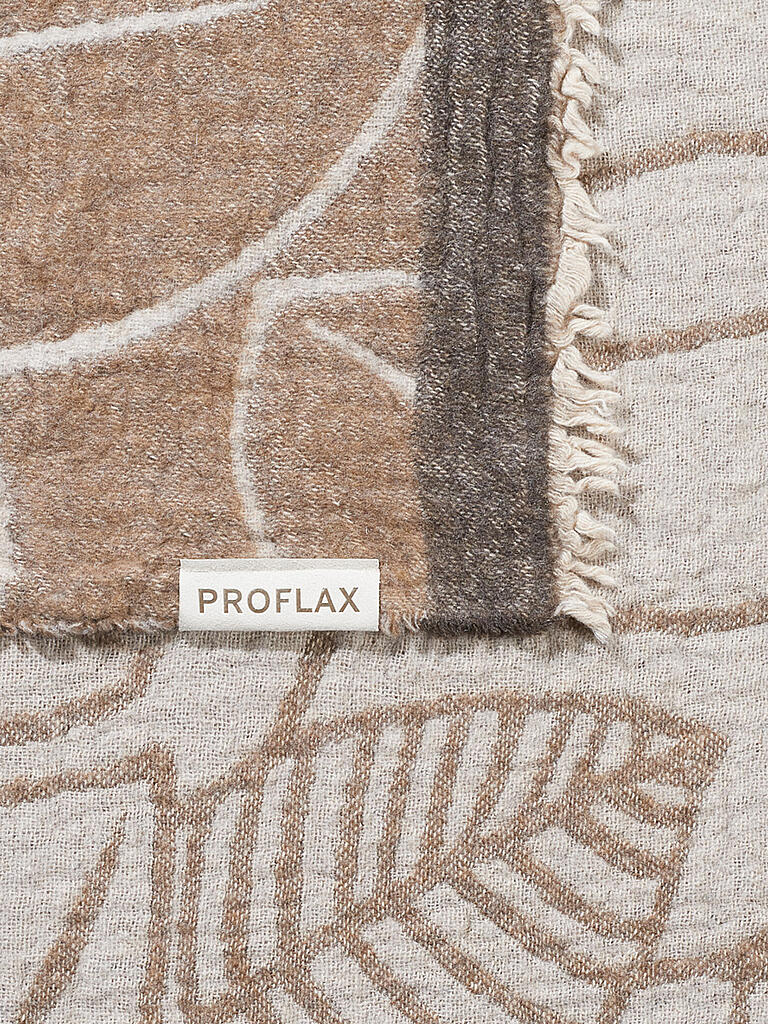 PROFLAX | Tagesdecke - Plaid Aron 130x200cm Nuss | braun