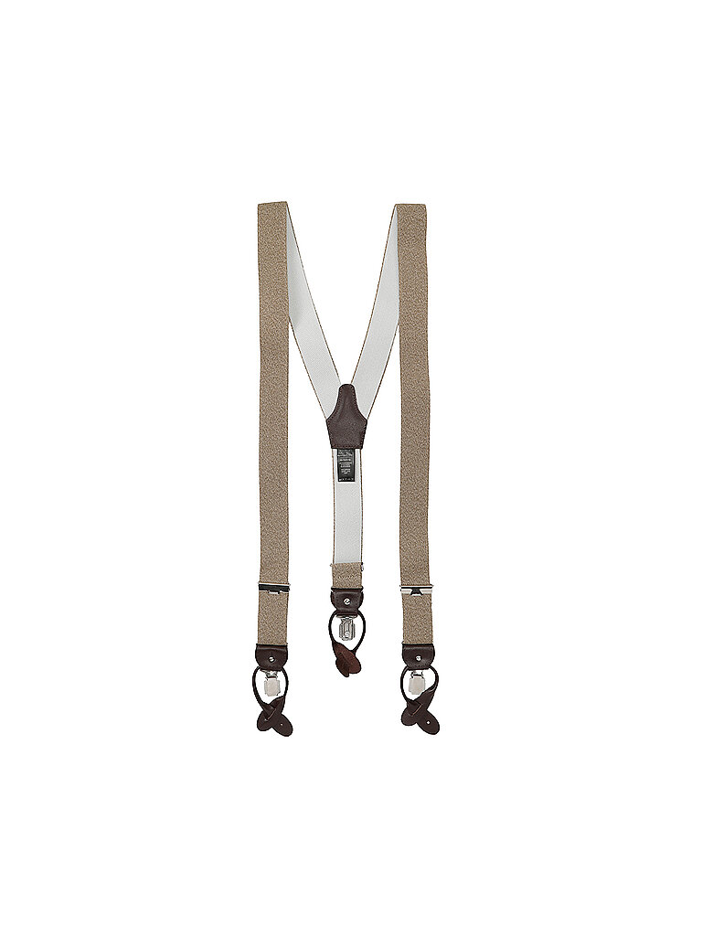 PROFUOMO Hosenträger beige herren