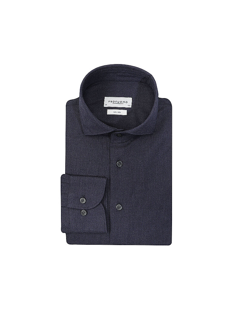 Hemd Slim Fit dunkelblau 44 herren