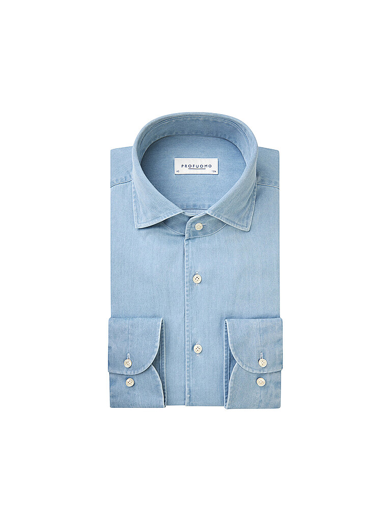 PROFUOMO Businesshemd Slim Fit  blau | 39