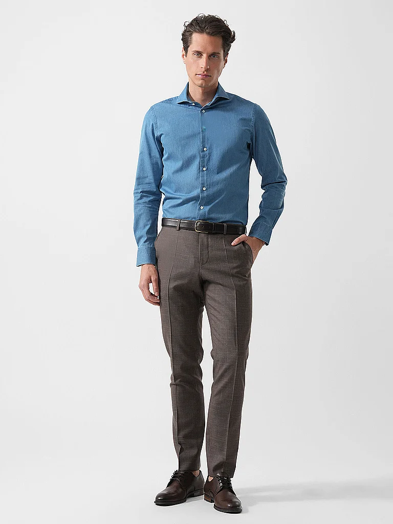 Profuomo Chemise Slim Fit Indigo 42 8