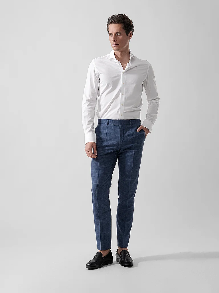 PROFUOMO Hemd Catuaway Knitted weiss   42 herren 2