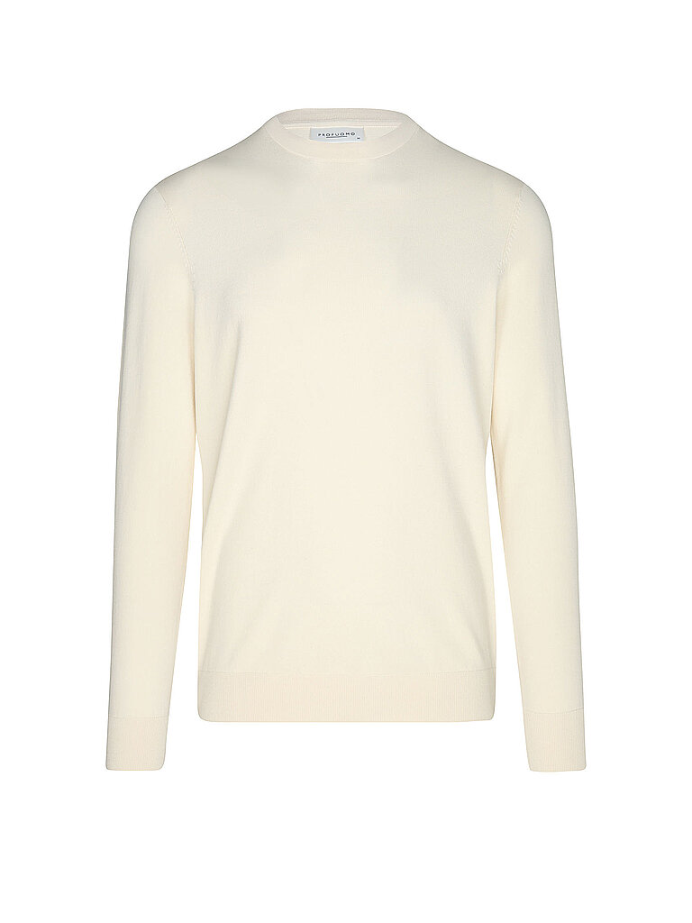PROFUOMO Pullover weiss L herren