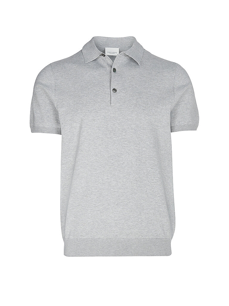 PROFUOMO Poloshirt grau M herren