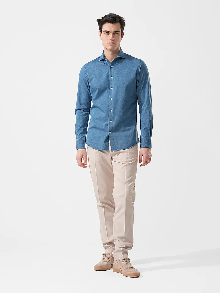 Profuomo Chemise Slim Fit Indigo 42 6