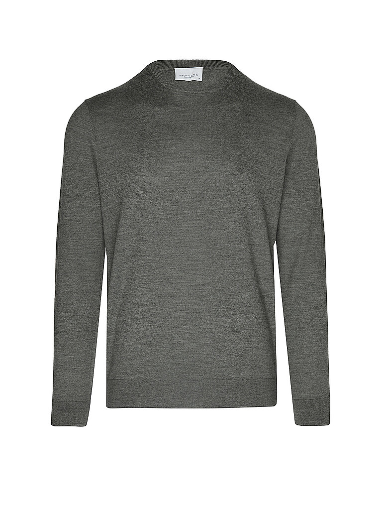 PROFUOMO Pullover  dunkelgrün | S