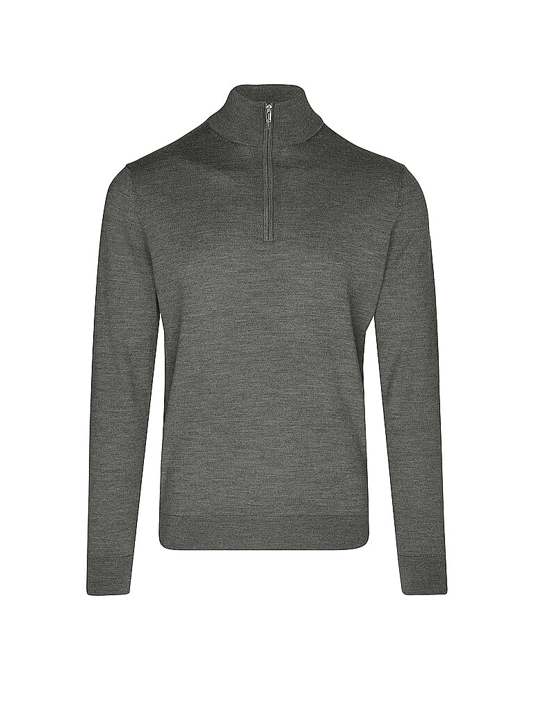 PROFUOMO Troyer Pullover  dunkelgrün | S