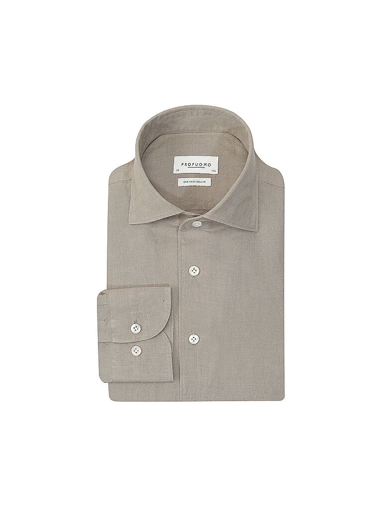 Leinenhemd olive 41 herren