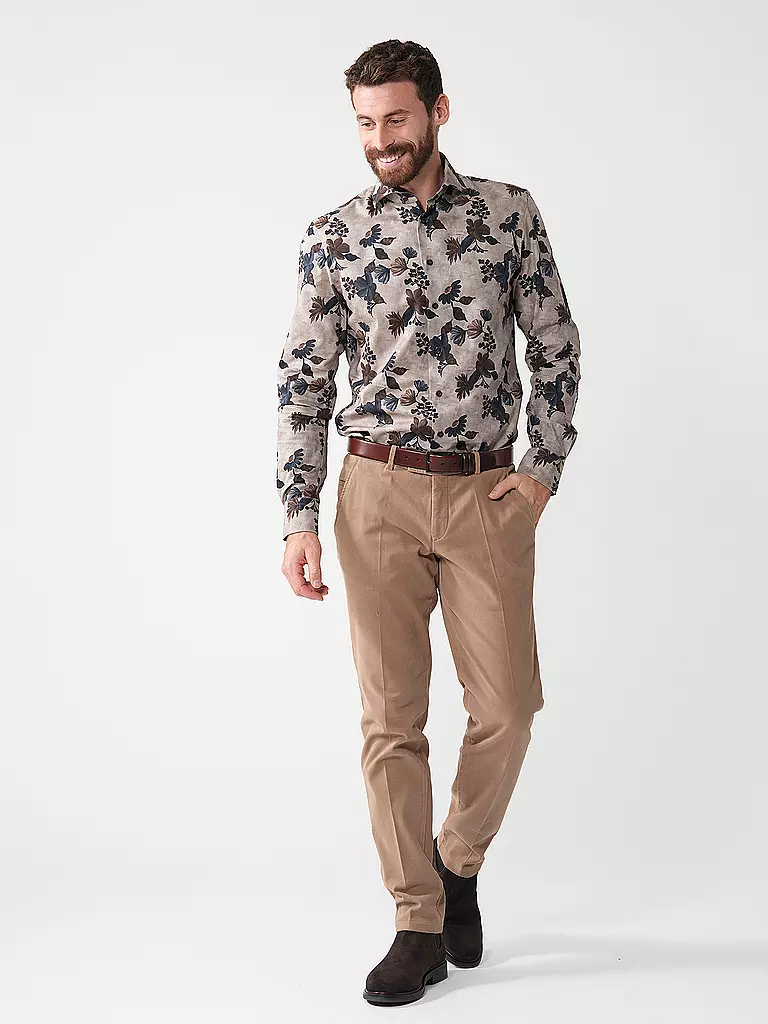 PROFUOMO | Hemd Slim Fit | beige