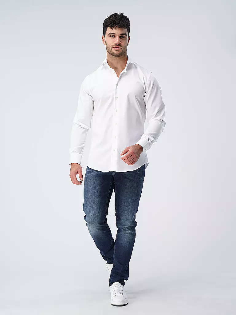 PROFUOMO | Hemd Slim Fit | weiss