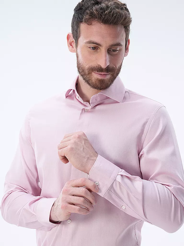 PROFUOMO | Hemd Slim Fit | rosa