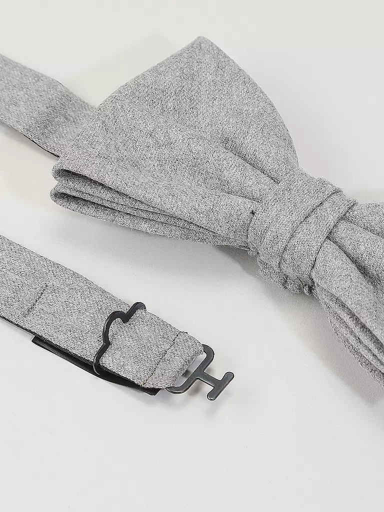 PROFUOMO | Masche - Fliege zum Selbstbinden | grau