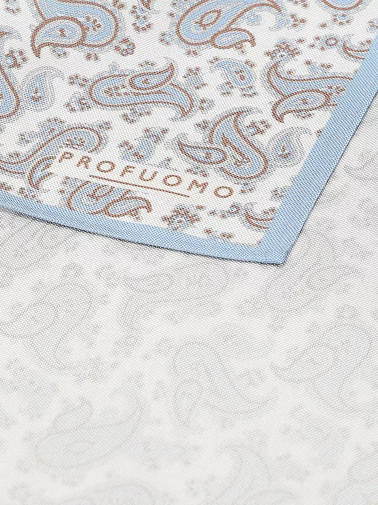 PROFUOMO | Seiden Stecktuch | blau