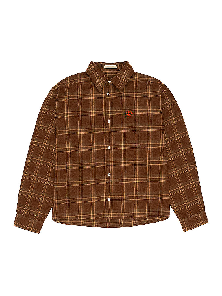 Flanellhemd Regular Fit TIMBERER braun XXL herren