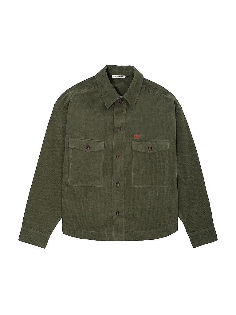 Overshirt olive L herren