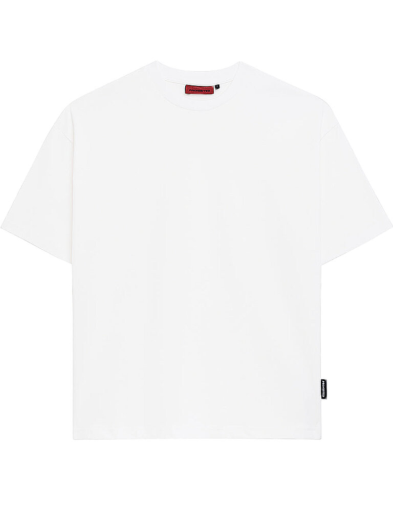 T-Shirt Oversized Fit weiss L herren