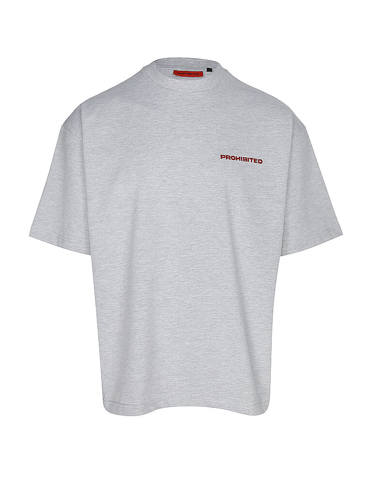 PROHIBITED T-Shirt  hellgrau | M