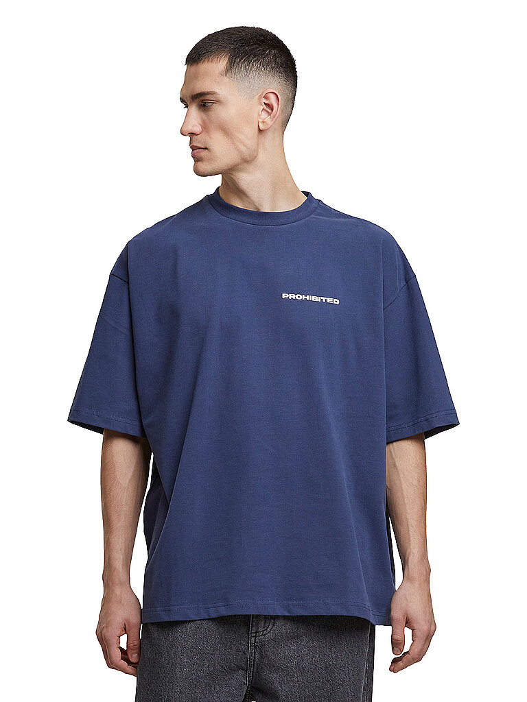 PROHIBITED T-Shirt  dunkelblau | S