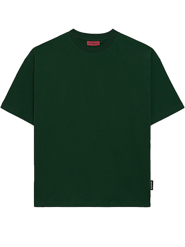 PROHIBITED T-Shirt Oversized Fit dunkelgrün | S