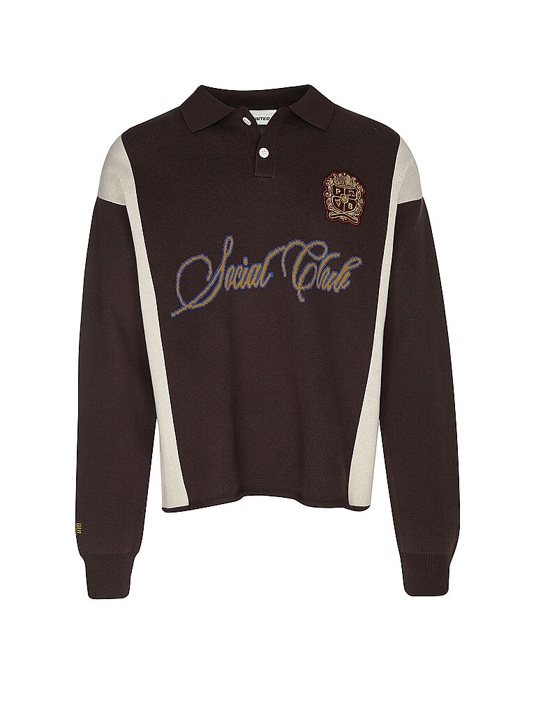 Polo-Pullover EMBLEM CONTRAST CLUBHOUSE braun L herren