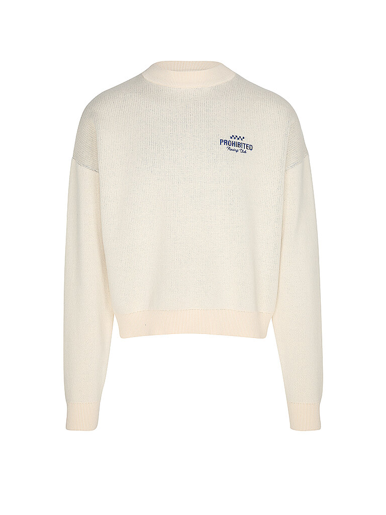 PROHIBITED Pullover creme | M