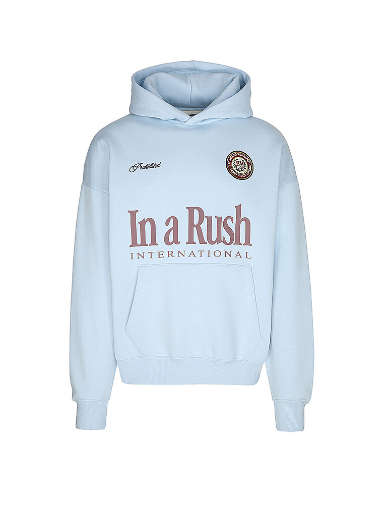 Kapuzensweater - Hoodie hellblau M herren