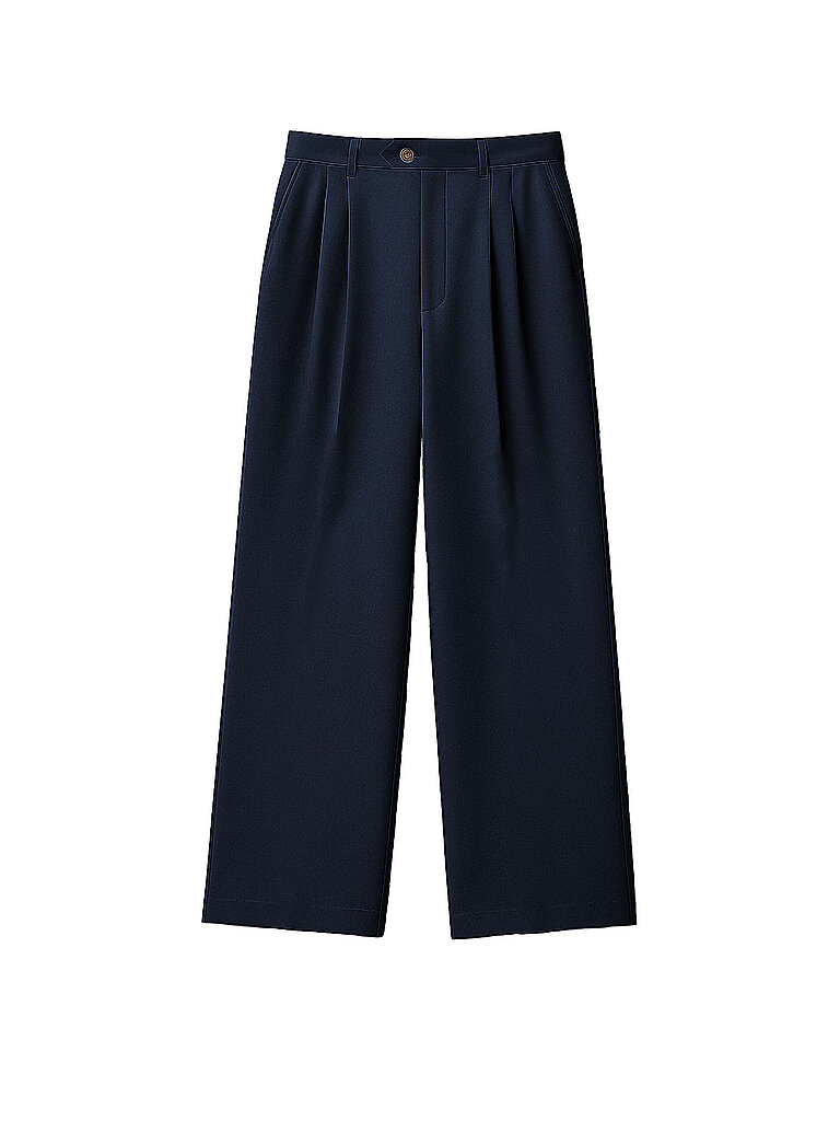 PROHIBITED Chino Wide Leg dunkelblau | 28