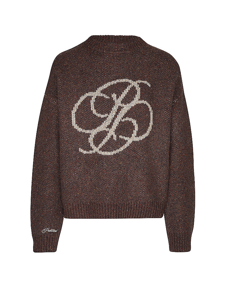 PROHIBITED Pullover Oversized Fit braun | S