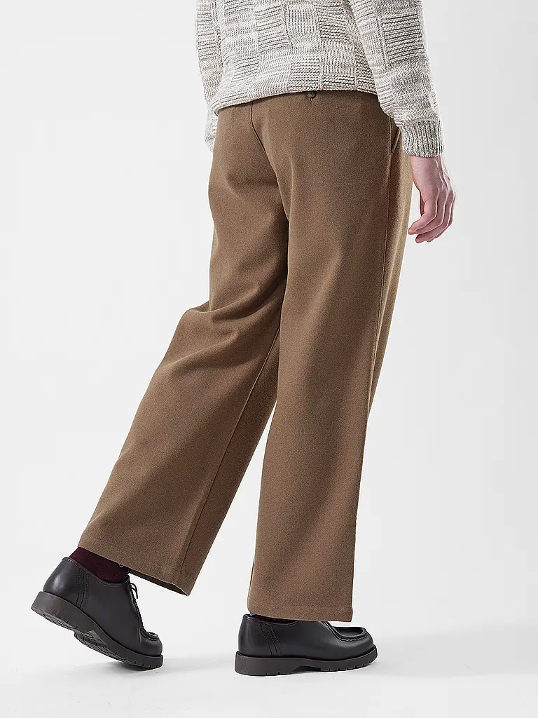 PROHIBITED | Hose DOUBLE PLEATED CLUB PANTS | Camel