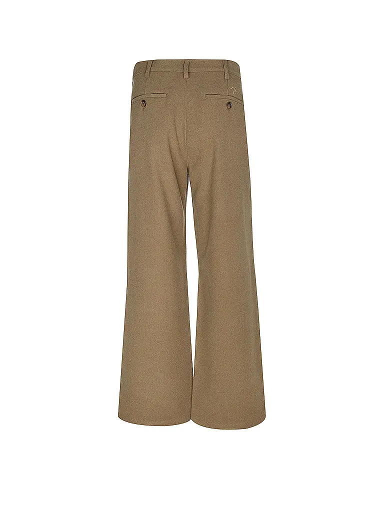PROHIBITED | Hose DOUBLE PLEATED CLUB PANTS | Camel