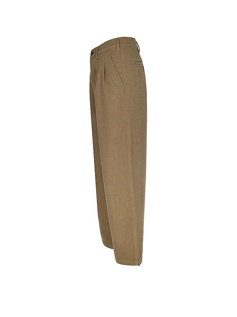 PROHIBITED | Hose DOUBLE PLEATED CLUB PANTS | Camel