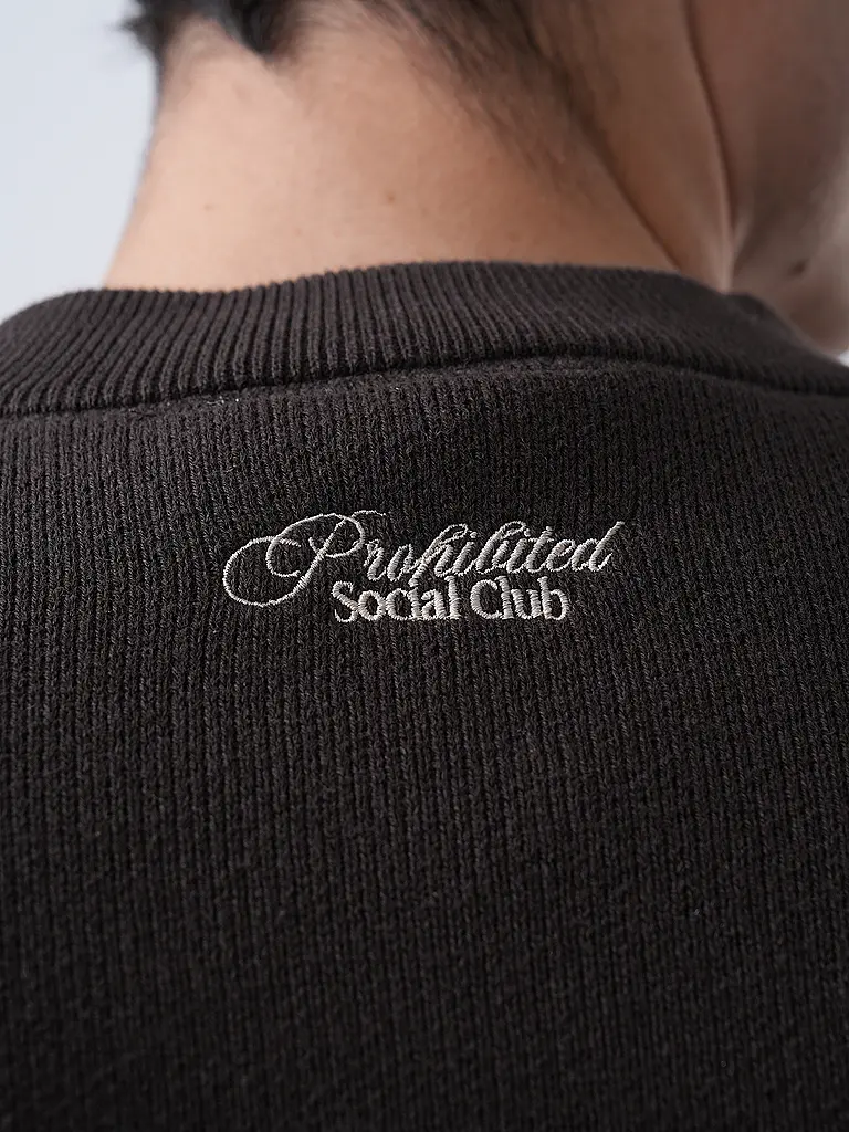 PROHIBITED | Pullover EMBLEM KNIT | Braun