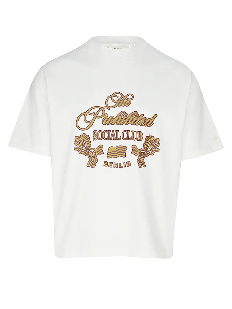 PROHIBITED | T-Shirt CLOUBHOUSE HOUSE | Weiss