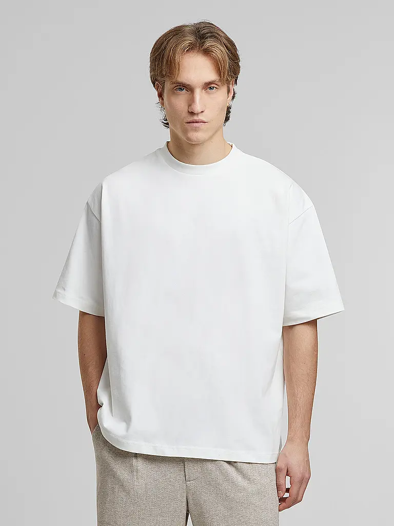 PROHIBITED | T-Shirt Oversized Fit | weiss