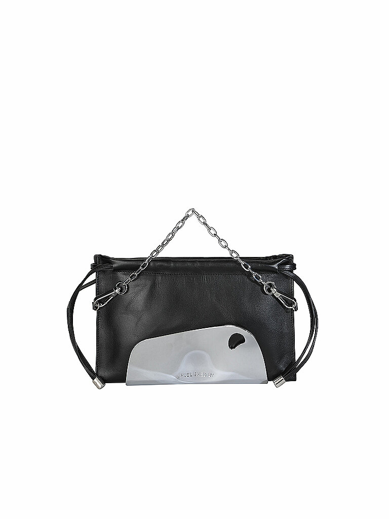 Ledertasche - Umhängetasche schwarz damen