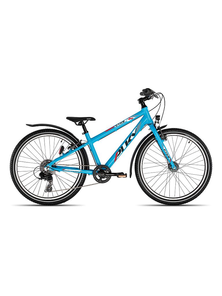 PUKY | Kinder Fahrrad "CYKE 24-8 Alu light Active" (Fresh Blue) 4473 | blau