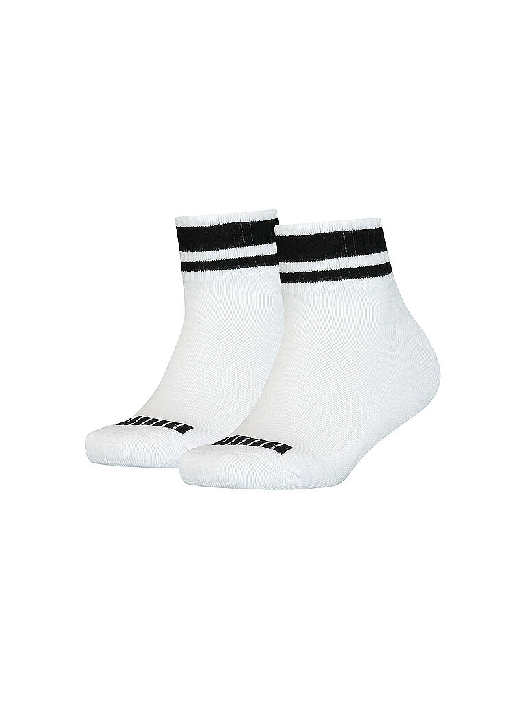 PUMA Kinder Sneaker Socken 2er Pkg white weiß | 31-34