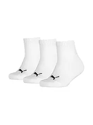 PUMA | Jungen Sneakersocken Quarter 3er Pkg white | weiss