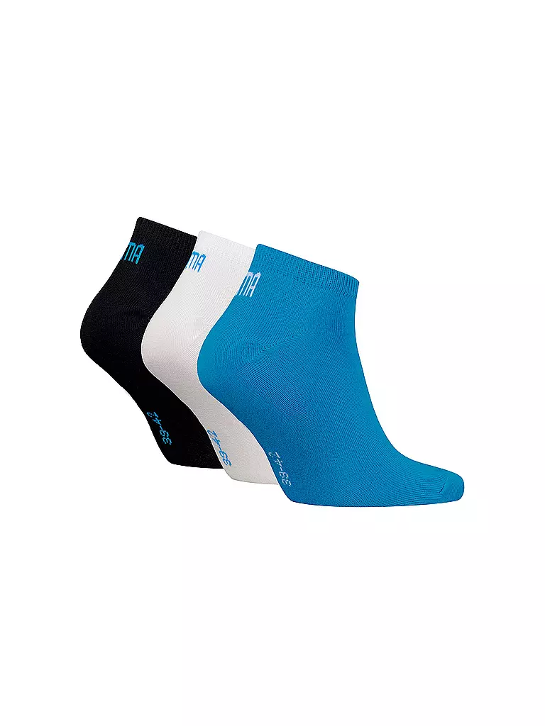 PUMA | Sneakersocken 3-er Pkg. aqua combo | blau