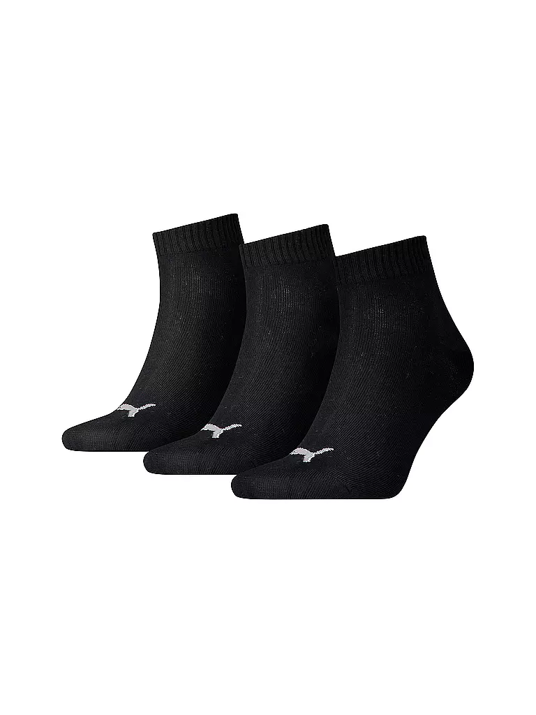 PUMA | Sneakersocken 3-er Pkg. black | schwarz