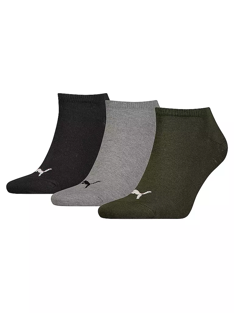 PUMA | Socken 3er Pkg green combo | olive